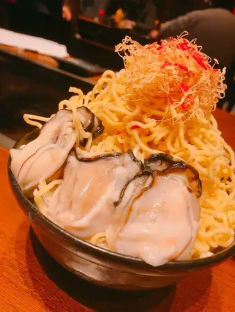 牡蠣そば柚子胡椒/サーモン